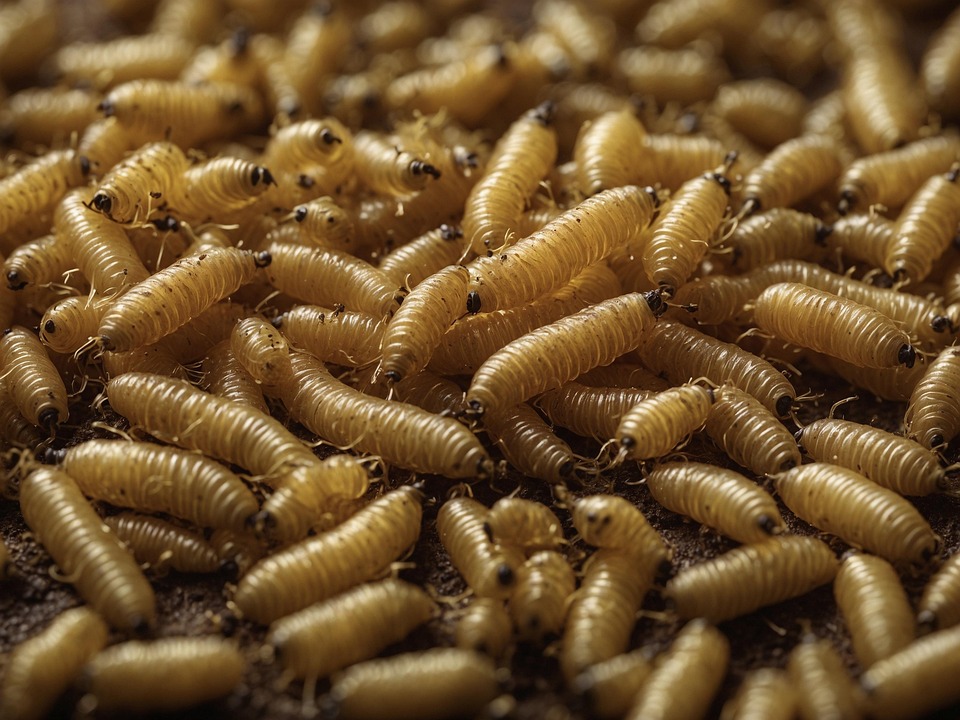 Download Ai Generated, Maggots, Larvae. Royalty-Free Stock Illustration ...