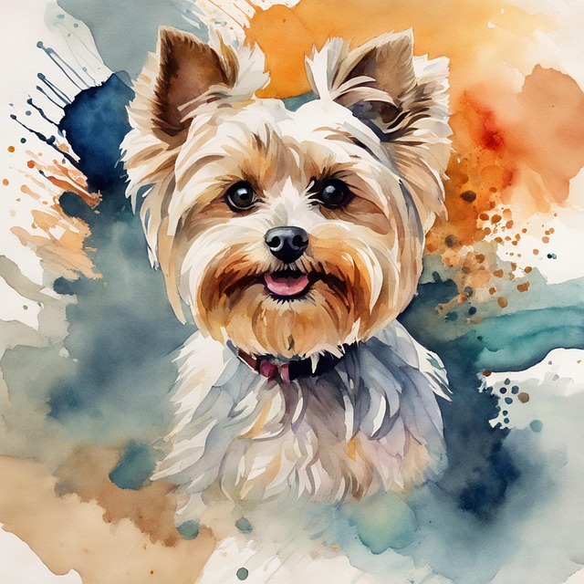 Free Ai Generated Morkie illustration and picture