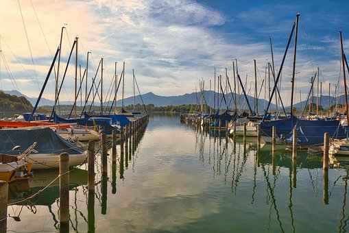 Hafen, Schiffe, Boote, Anlegestelle