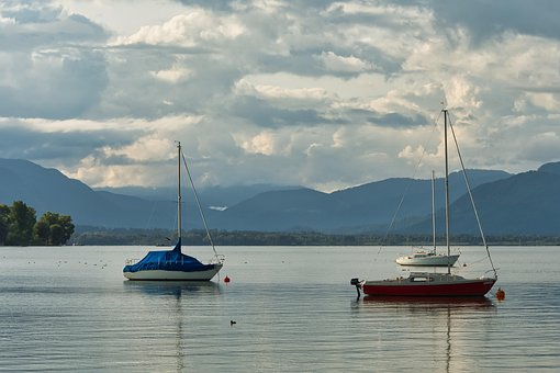 See, Chiemsee, Landschaft, Chiemgau