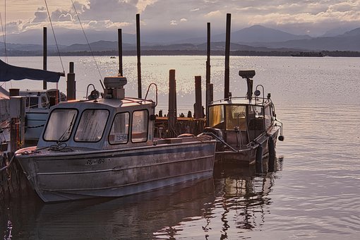 Boote, Anlegesteg, Stimmung