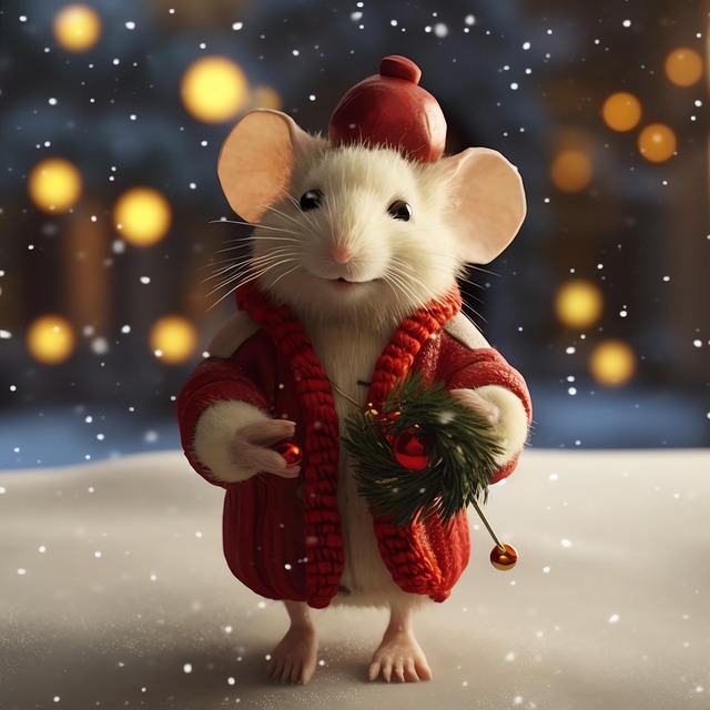 Free ai generated mouse character illustration