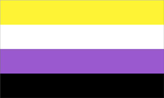 Flagge, Stolz, Nicht-Binär, Geschlecht