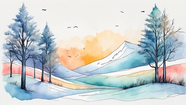 Download free HD stock image of Ai Generated Nature Free ai generated nature trees illustration