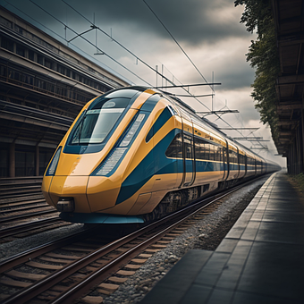 Ai Generiert, Zug, Express Zug, Zukunft