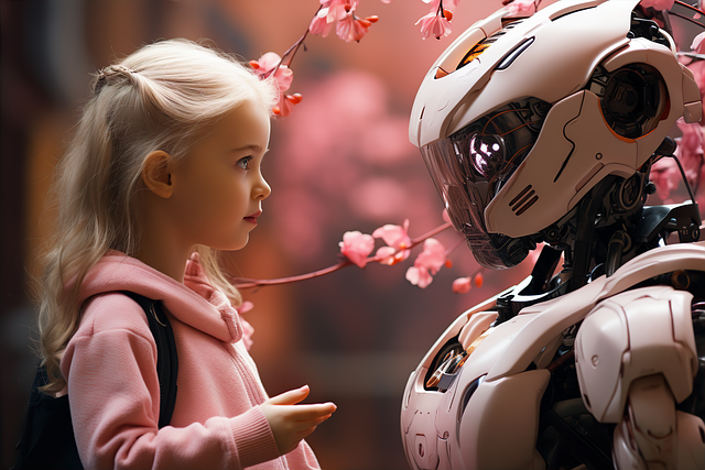 Free ai generated girl child illustration