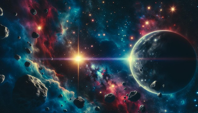 Free ai generated cosmic celestial illustration