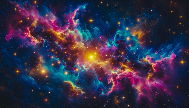 Free ai generated cosmic celestial illustration