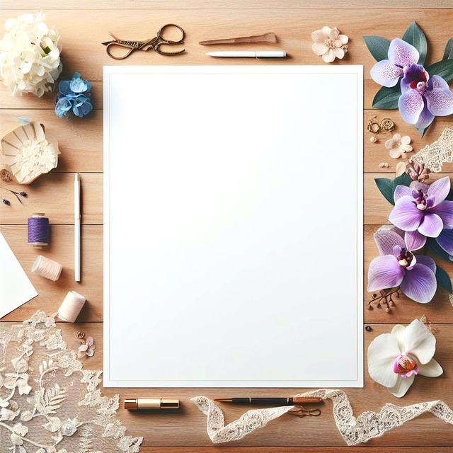 Free paper mock up crafts illustration