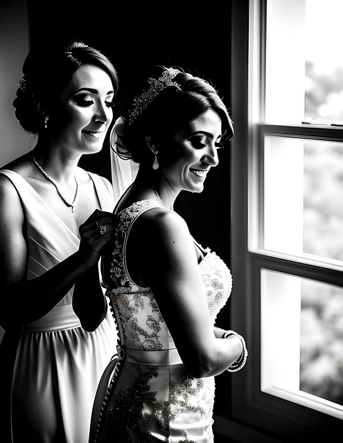 Free ai generated bride wedding illustration