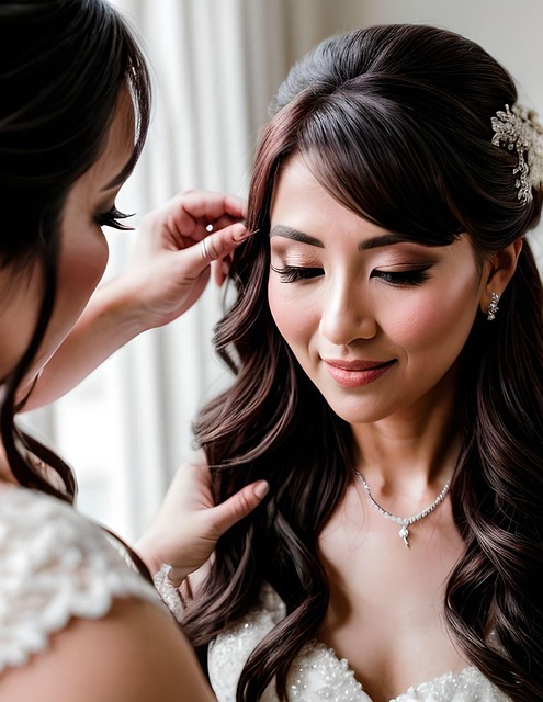 Free ai generated bride wedding illustration