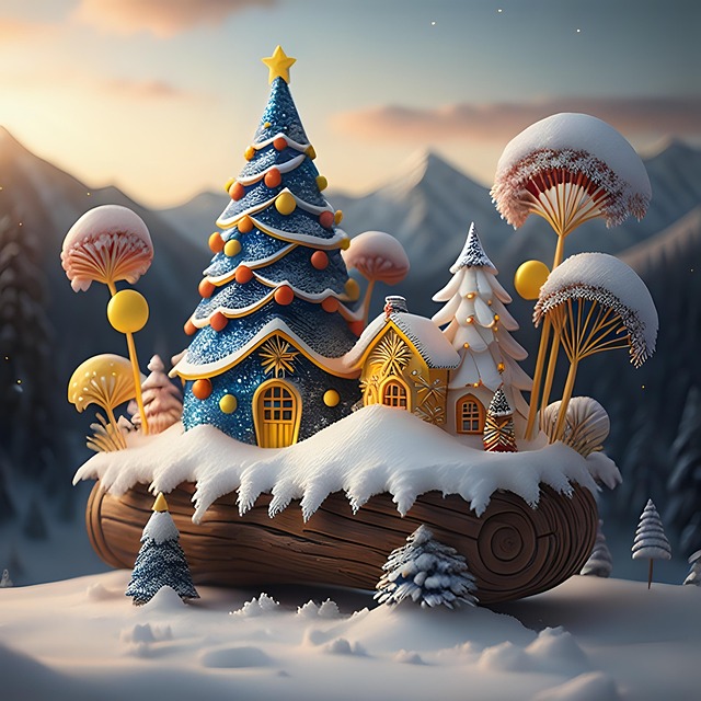 Free ai generated tree houses illustration
