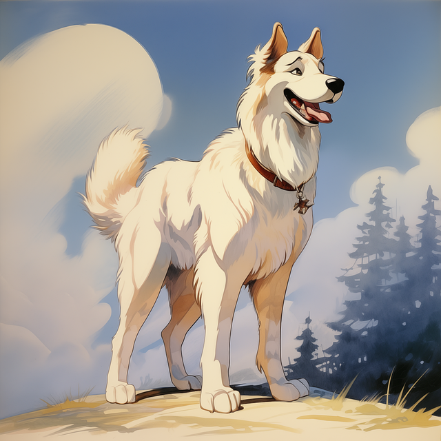 Download free HD stock image of Ai Generated Dog Free ai generated dog pet illustration