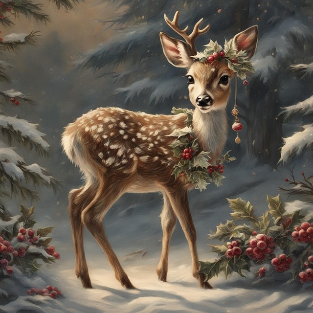 Free Ai Generated Deer illustration and picture