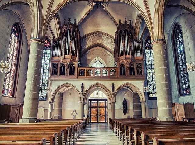 Free ai generated church religion illustration