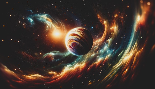 Free ai generated cosmic celestial illustration