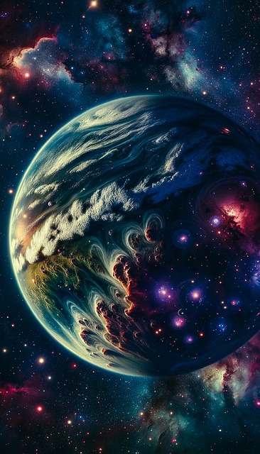 Free ai generated cosmic celestial illustration