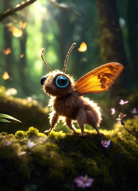 Free ai generated bug beetle illustration