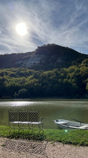 Peisaj, Natura, Soare, Lac, Pace