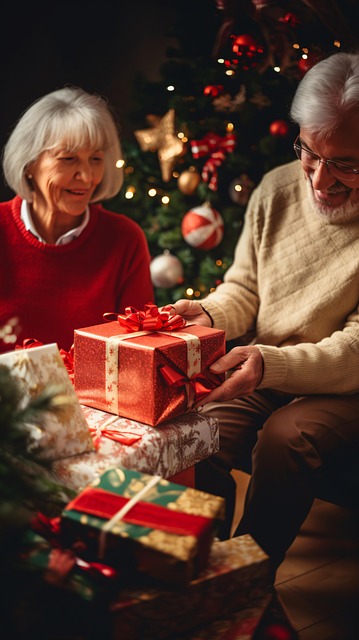Download Ai Generated Christmas Elderly Royalty-Free Stock Illustration