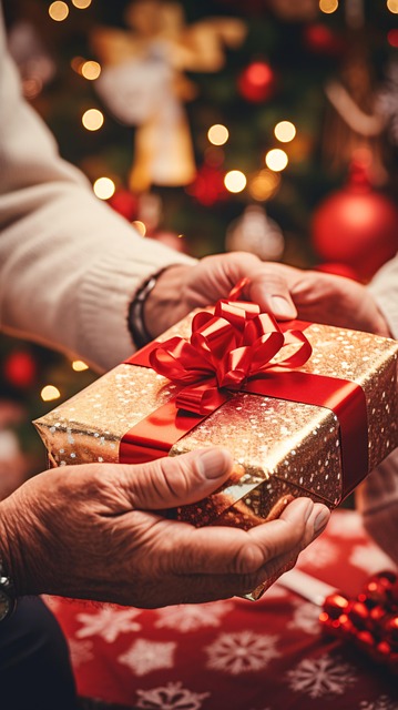 Free ai generated christmas elderly illustration