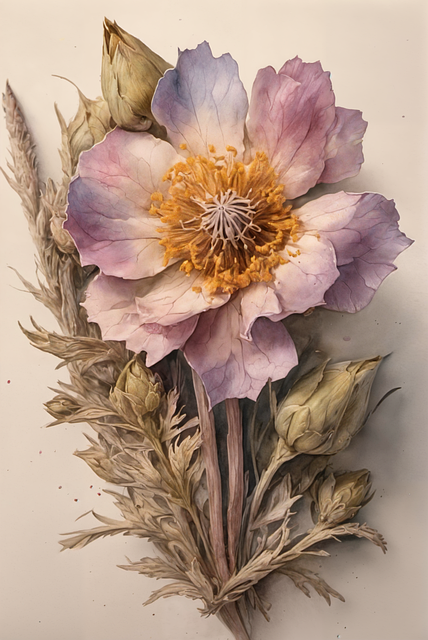 Free ai generated nature flower illustration