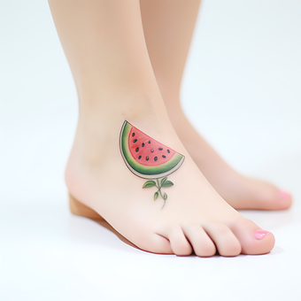 Tatoeëren, Watermeloen, Enkel