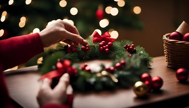Free ai generated christmas decoration illustration