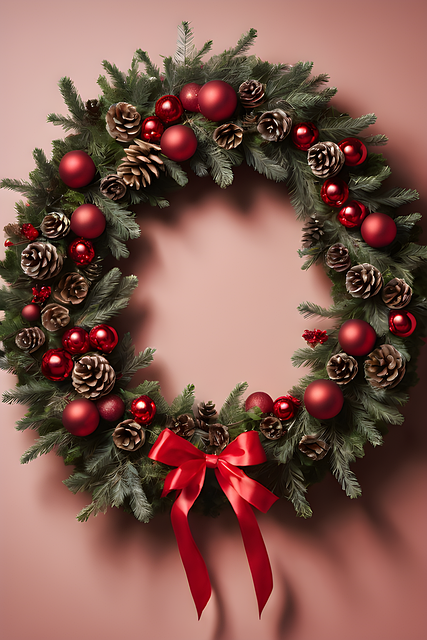Download free HD stock image of Ai Generated Christmas Free ai generated christmas decoration illustration