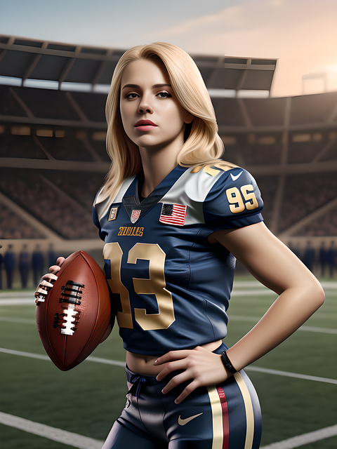 Ai Gerado, Mulher, Futebol Americano