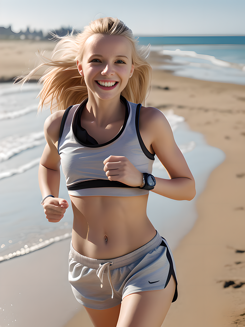 Free ai generated woman athletic illustration