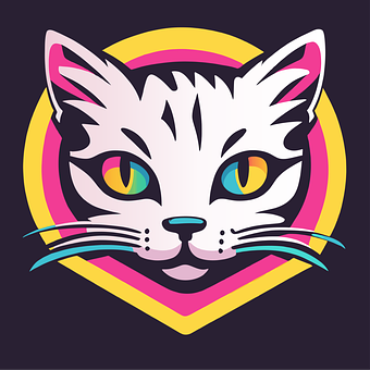 Free The Cat Logo vector and picture