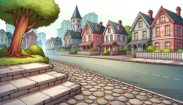 Download free HD stock image of Ai Generated Houses Free ai generated houses old houses illustration