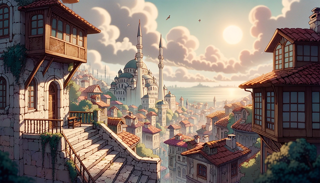 Download free HD stock image of Ai Generated Houses Free ai generated houses old houses illustration