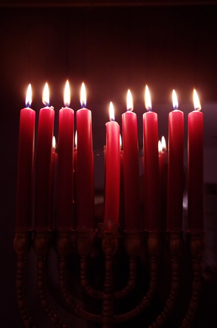 Stearinlys, Chanukah, Lyset, Ferie