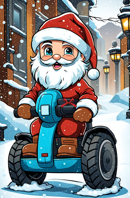Free generated to santa claus christmas illustration
