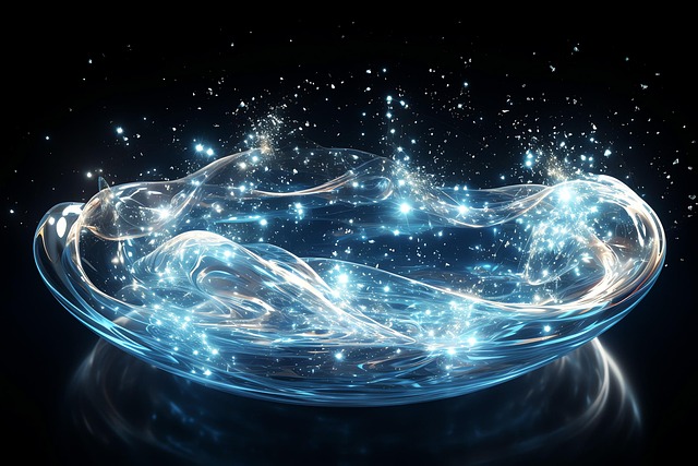 Free ai generated luminous energy illustration