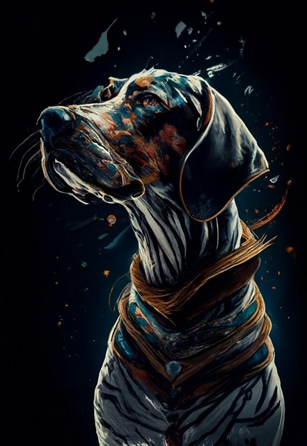Free ai generated dog pet illustration