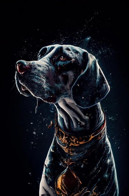Free ai generated nature dog illustration