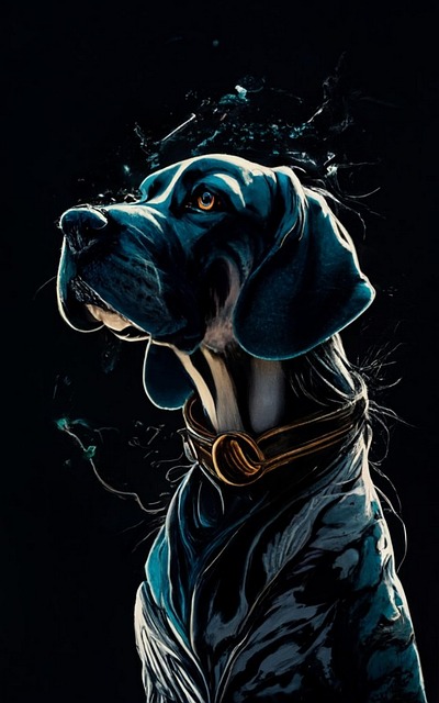 Free dog pet animal illustration