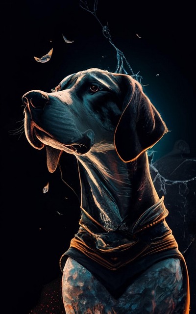 Free dog pet animal illustration