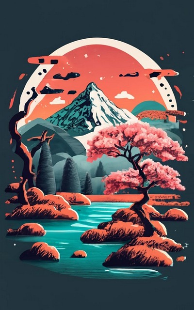 Download free HD stock image of Mountain Landscape Free mountain landscape sky illustration