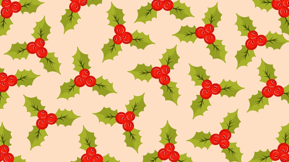 Download Holly, Pattern, Seamless. Royalty-Free Stock Illustration ...
