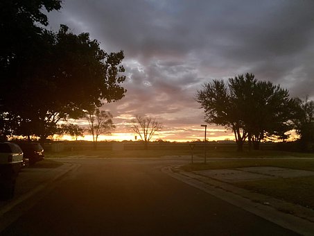 Free Sunrise Kansas photo and picture