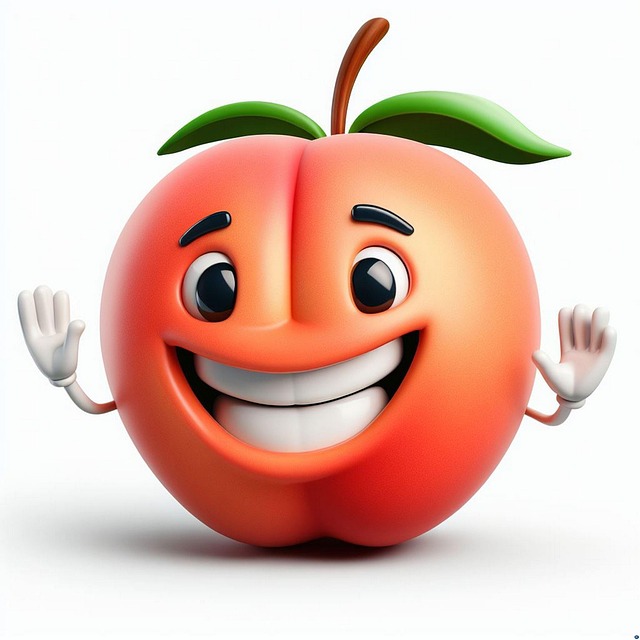 Download free HD stock image of Peach Fruit Free peach fruit fresh illustration