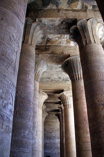 Luxor, Kolonner, Tempel, Egypten