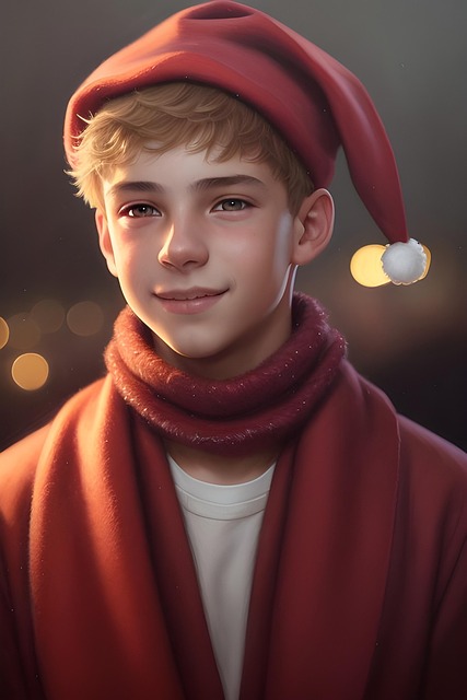 Free christmas elf christmas santa's helper illustration