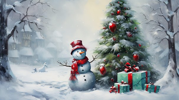 Kerstmis, Decoratie, Winter, Natuur