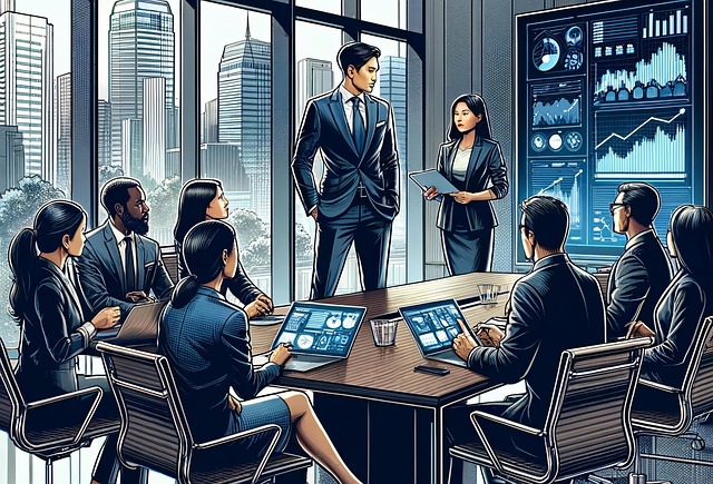 Download Leadership Meeting Discussion Royalty Free Stock