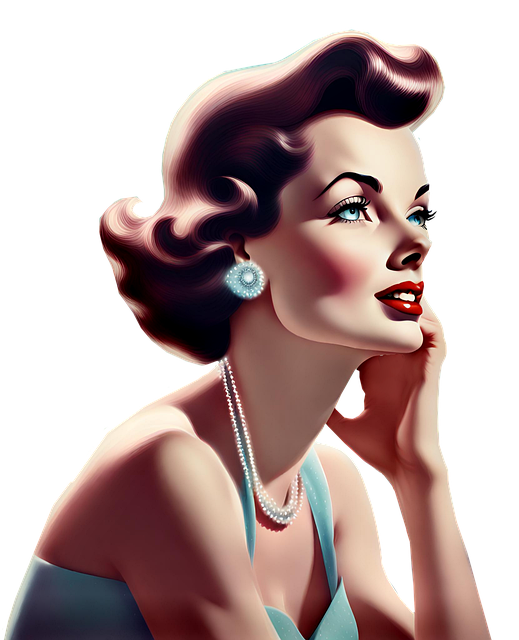 Download free HD stock image of Ai Generated Woman Free ai generated woman retro illustration